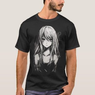 Anime Manga Motief Pixel Art Anime T-shirt