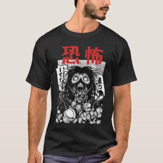 Anime Manga op Japanese Horror Art cadeau T-shirt