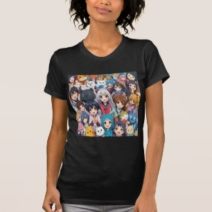 Anime manga pop kunst liefhebbers pop liefhebbers  t-shirt