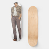 Anime Mannen Zaddy Skateboard (Voorkant)