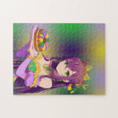 Anime Mardi Gras King cake Legpuzzel (Horizontaal)