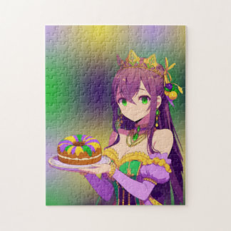 Anime Mardi Gras King cake Legpuzzel