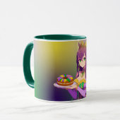 Anime Mardi Gras King cake Mok (Voorkant links)