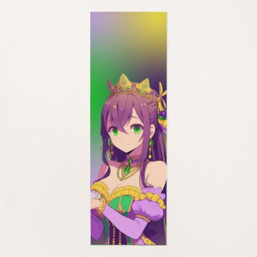 Anime Mardi Gras King cake Yogamat (Voorkant)