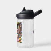 Anime Meisje en Siamese Kat Gepersonaliseerd Waterfles (Links)