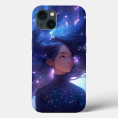 Anime meisje gemaakt van sterren Case-Mate iPhone case (Achterkant)