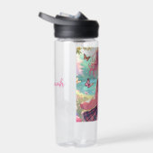  anime meisje in roze vlechten waterfles (Rechts)