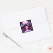 Anime Meisje Magische Prinses Vierkante Sticker (Envelop)