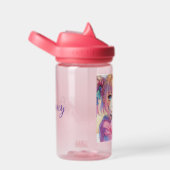 Anime Meisje Met Een Vlinder Gepersonaliseerd Waterfles (Rechts)