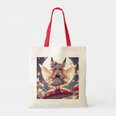 Anime meisje pixie hippie maan fee tote bag (Achterkant)