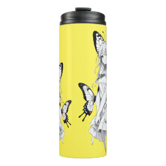Anime Meisje Reizen Mokken & Thermische Tumblers Thermosbeker