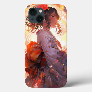 Anime Meisje Sterren iPhone 13 Hoesje