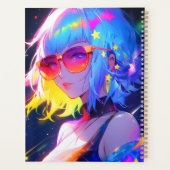 Anime Meisje Sterren Planner (Achterkant)