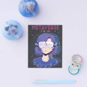 Anime meisje virtual reality bril Flyer (Enkel)