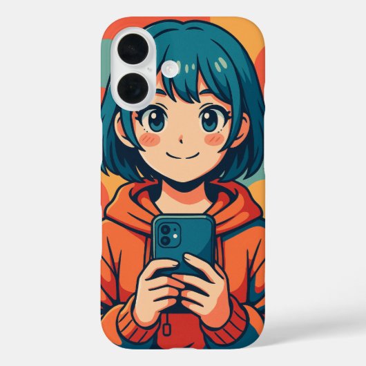 anime meisjes. Case-Mate iPhone case (Achterkant)