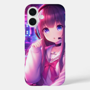 anime meisjes iPhone 16 hoesje
