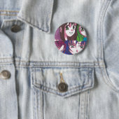 anime meisjes ronde button 5,7 cm (In situ)