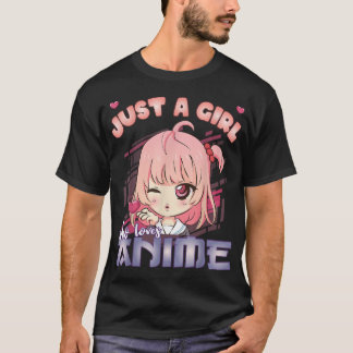 Anime Merch is gewoon een meisje dat van Anime Ani T-shirt