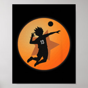Anime Merch Japans Nummer 13 Ster Anime Volleyba Poster