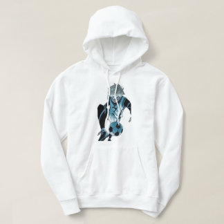 anime met blauw slot hoodie