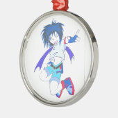 Anime Metalen Ornament (Links)