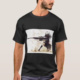 Anime Militaire Sniper Girl T-shirt