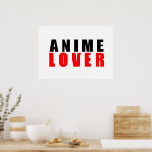 Anime-minnaar Poster (Keuken)