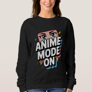Anime Modus Aan Stijlvolle Manga Ogen Tieners T-Sh Trui