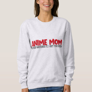 Anime Moeder Sweatshirt, grappige moeder citaat, g Trui
