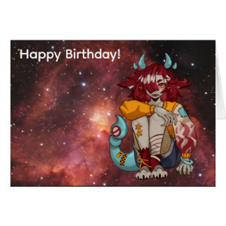 Anime, nébuleuse du cœur IC 1805 joyeux anniversai