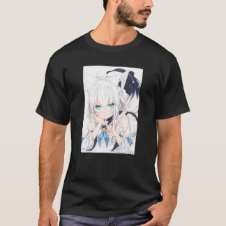 Anime Neko Catgirl Kawaii Waifu esthetisch Japans T-shirt