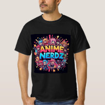 Anime Nerdz logo T-shirt