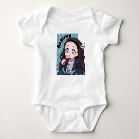 Anime Nezuko baby T-shirt (Voorkant)