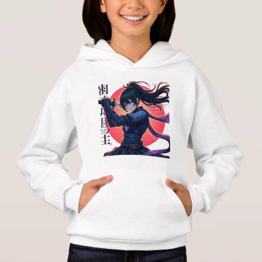 Anime Ninja Girl avec Katana - Epic Samurai Warrie (Devant)