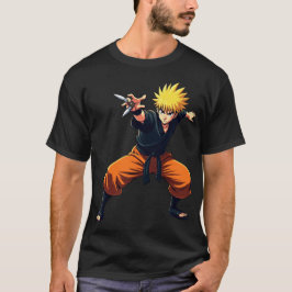 Anime Ninja Warrior – Shinobi-vechter boordevol ac T-shirt