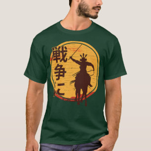 Anime Ninjas aan War Samurais Manga otaku Kata T-shirt