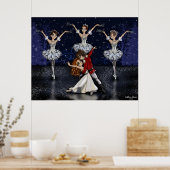 Anime Nutcracker Snowflakes Poster (Keuken)
