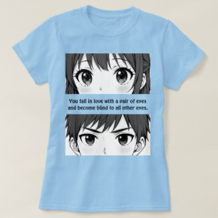Anime Ogen Romantische Quote Esthetisch Manga Ko T-shirt