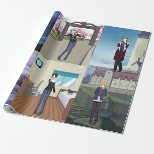 Anime-opbergpapier (jongens) cadeaupapier
