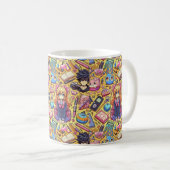 anime-patroon koffiemok (Voorkant rechts)