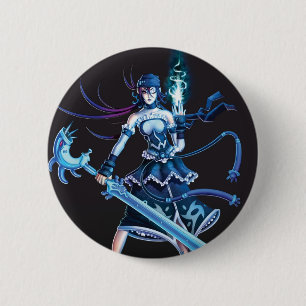 Anime Pirate Girl Ronde Button 5,7 Cm