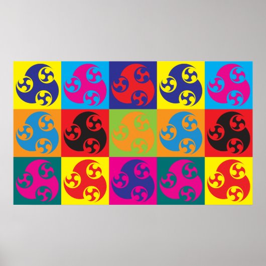 Anime Pop Art Poster (Voorkant)