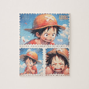 Anime postzegel puzzel