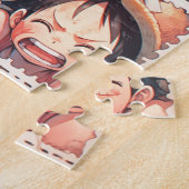 Anime postzegel puzzel legpuzzel (Zijkant)