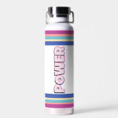 Anime Power Hero Meisje Waterfles (Achterkant)