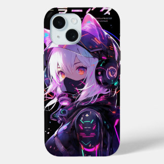 Anime Premium iPhone®-Hoesje | Anime Meisje SciFi