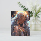 Anime Prinses Fantasy Kunst Briefkaart (Staand voorkant)