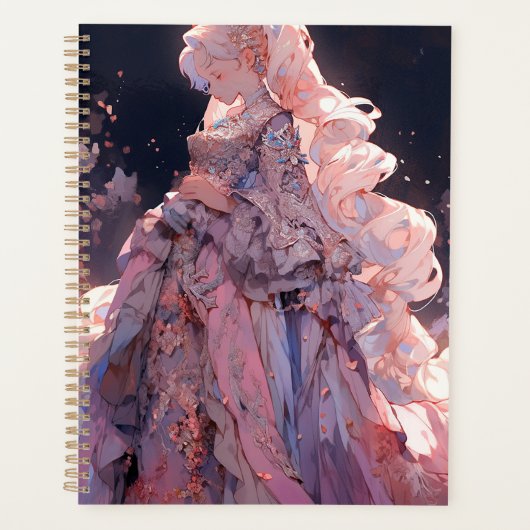 Anime Prinses Fantasy Kunst Planner (Voorkant)