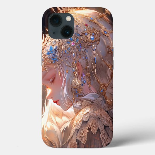 Anime Prinses Meisje Fantasy Kunst Case-Mate iPhone Case (Achterkant)
