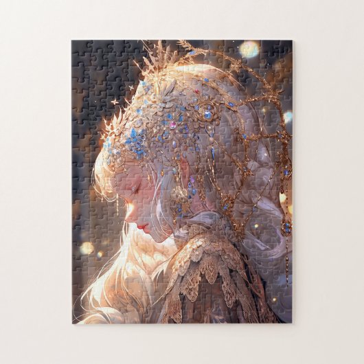 Anime Prinses Meisje Fantasy Kunst Legpuzzel (Verticaal)